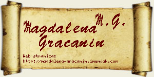 Magdalena Gračanin vizit kartica